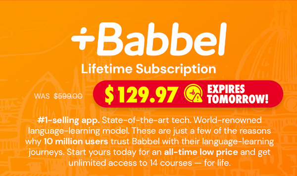 Babbel Language Learning: Lifetime Subscription (All Languages)