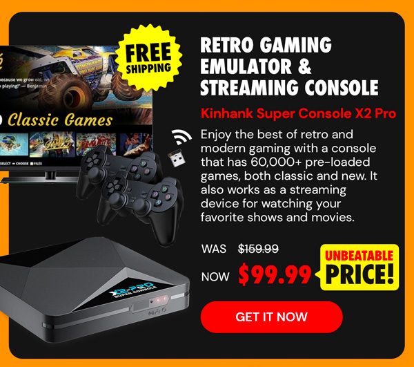 Kinhank Super Console X2 Pro Retro Gaming Emulator & Streaming Console