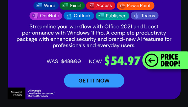 The Ultimate Microsoft Office Professional 2021 for Windows: Lifetime License + Windows 11 Pro Bundle