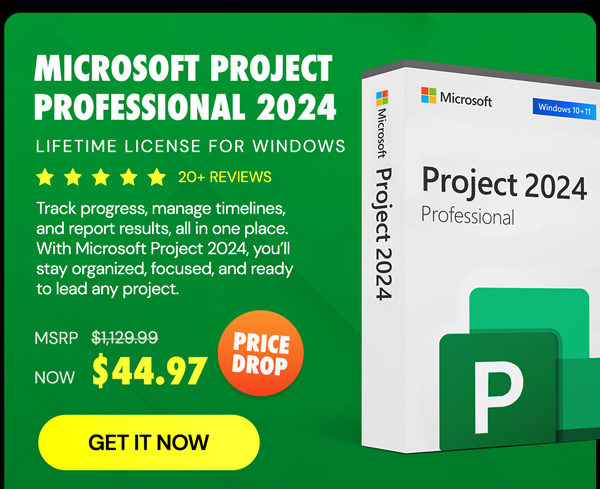 Microsoft Project 2021 Professional: Lifetime License for Windows