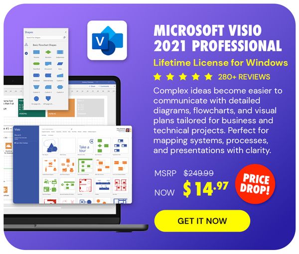 Microsoft Visio 2021 Professional: Lifetime License for Windows