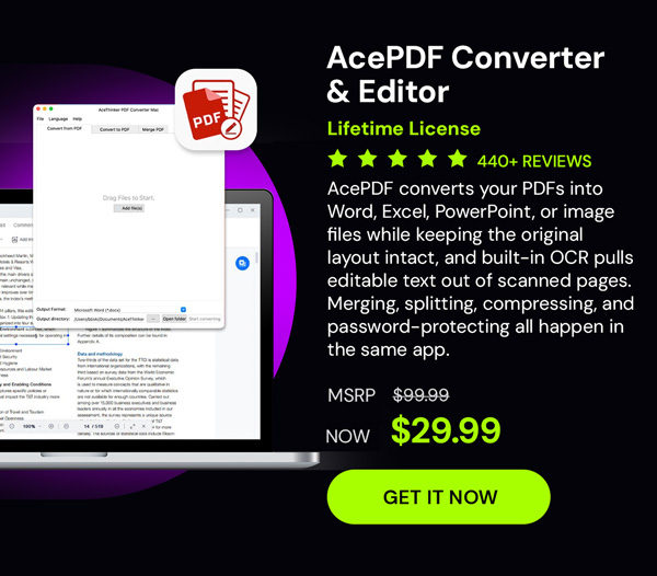 AcePDF Converter & Editor: Lifetime License