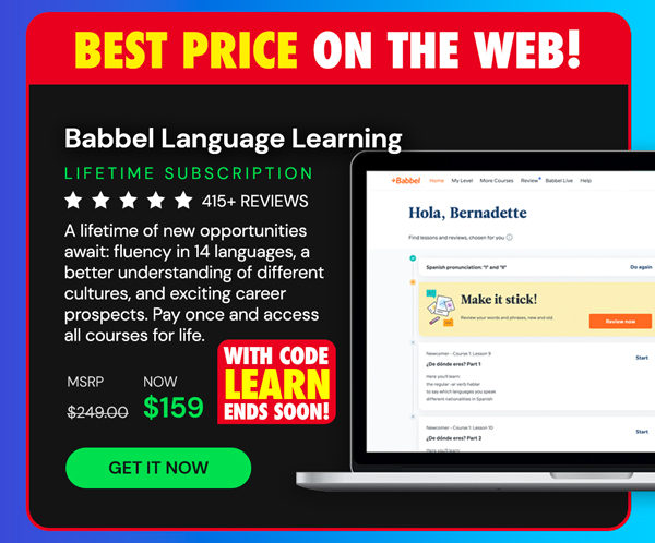 Babbel Language Learning: Lifetime Subscription (All Languages)