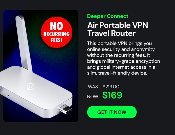 Deeper Connect Air Portable VPN Travel Router