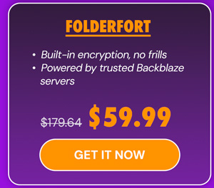 FolderFort 500GB Cloud Storage Plan Lifetime Subscription