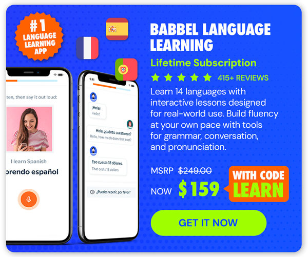 Babbel Language Learning: Lifetime Subscription (All Languages)