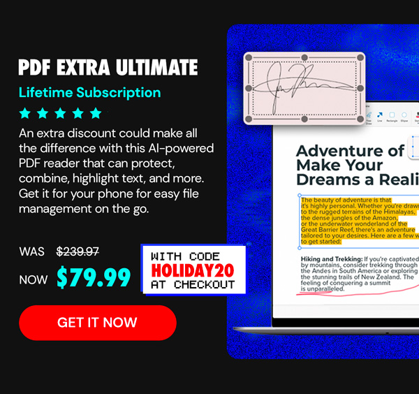 PDF Extra Ultimate: Lifetime Subscription