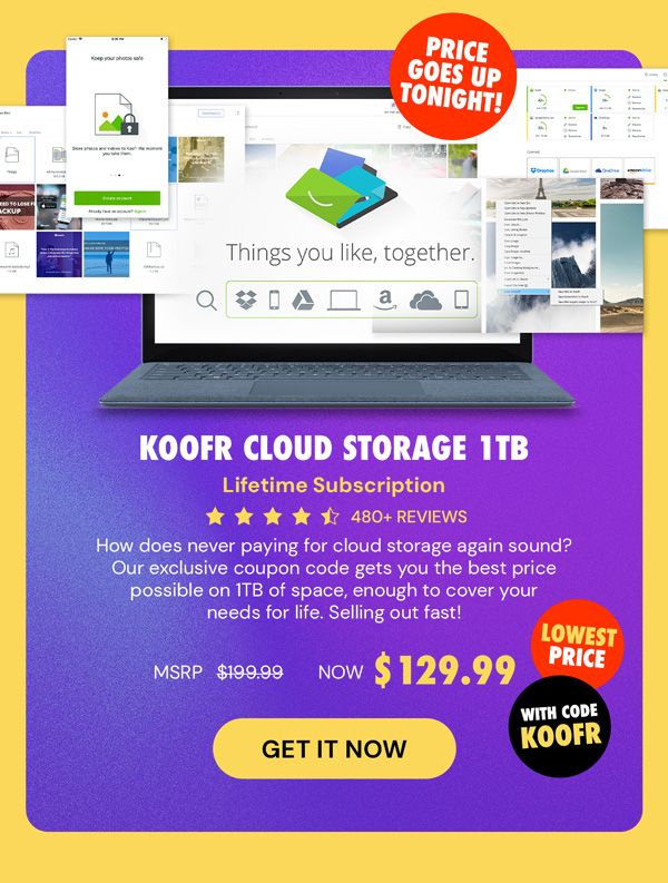 Koofr Cloud Storage: Lifetime Subscription (1TB)