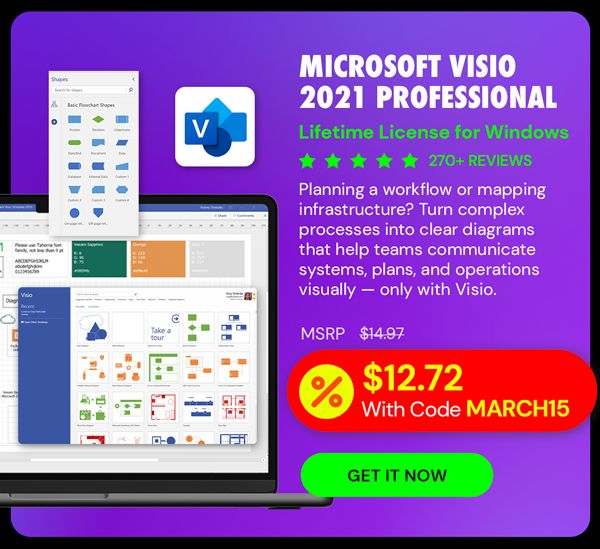 Microsoft Visio 2021 Professional: Lifetime License for Windows