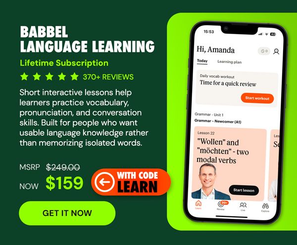 Babbel Language Learning: Lifetime Subscription (All Languages)