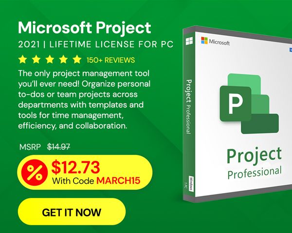 Microsoft Project 2021 Professional: Lifetime License for Windows