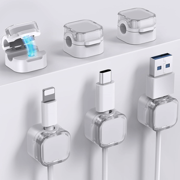 12-Pack Magnetic Cable Organizer