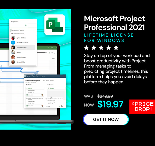 Microsoft Project Professional 2021 for Windows