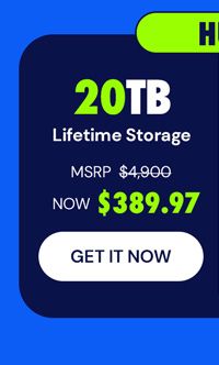Internxt Cloud Storage Lifetime Subscription: 20TB Plan