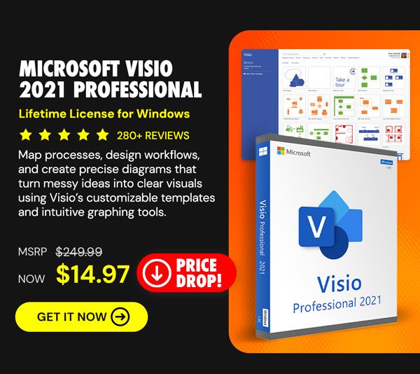 Microsoft Visio 2021 Professional: Lifetime License for Windows