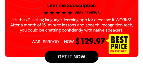 Babbel Language Learning: Lifetime Subscription (All Languages)