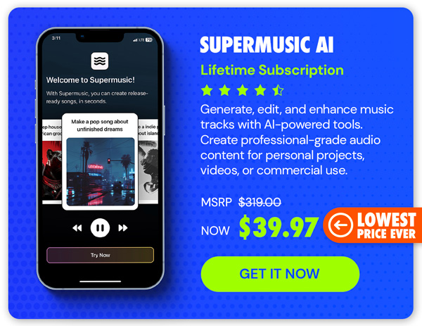 Supermusic AI: Lifetime Subscription