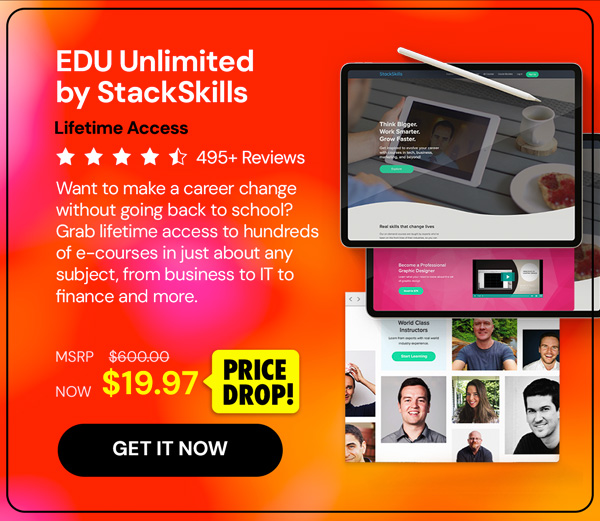 EDU Unlimited by StackSkills: Lifetime Access