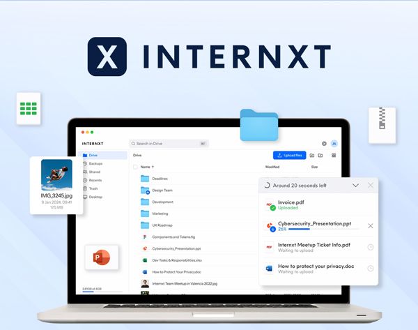 Internxt Cloud Storage Lifetime Subscription: 2TB to 100TB Plans