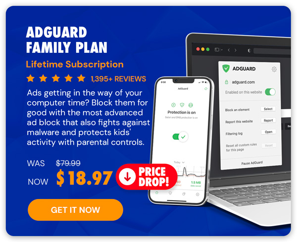 AdGuard Family Plan: Lifetime Subscription