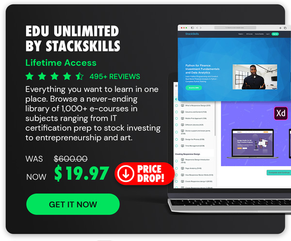 EDU Unlimited by StackSkills: Lifetime Access