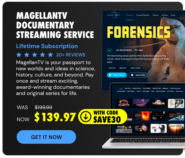 MagellanTV Documentary Streaming Service: Lifetime Subscription