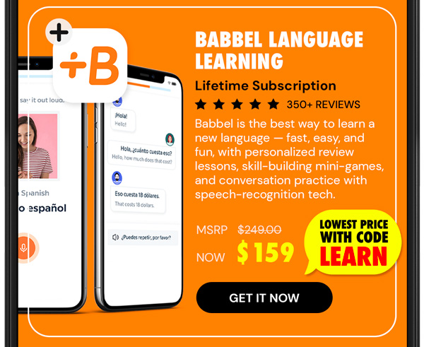 Babbel Language Learning: Lifetime Subscription (All Languages)
