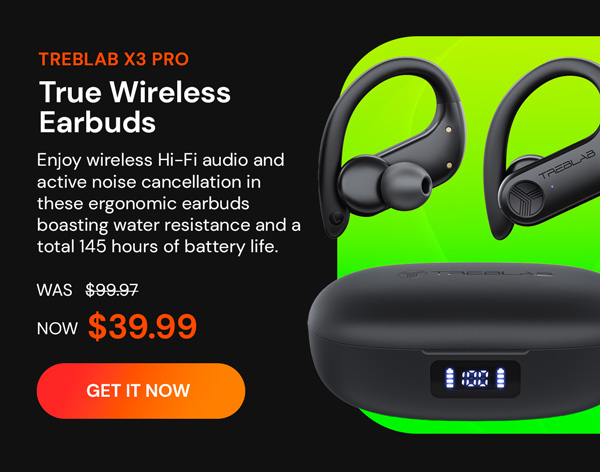 TREBLAB X3 Pro True Wireless Earbuds