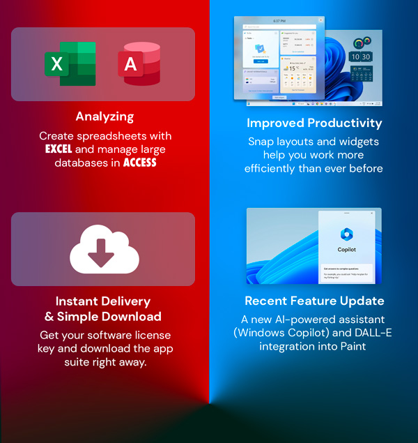 The Ultimate Microsoft Office Professional 2021 for Windows: Lifetime License + Windows 11 Pro Bundle