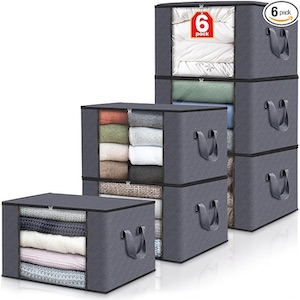 Foldable Soft Storage Bins (6-Pack)