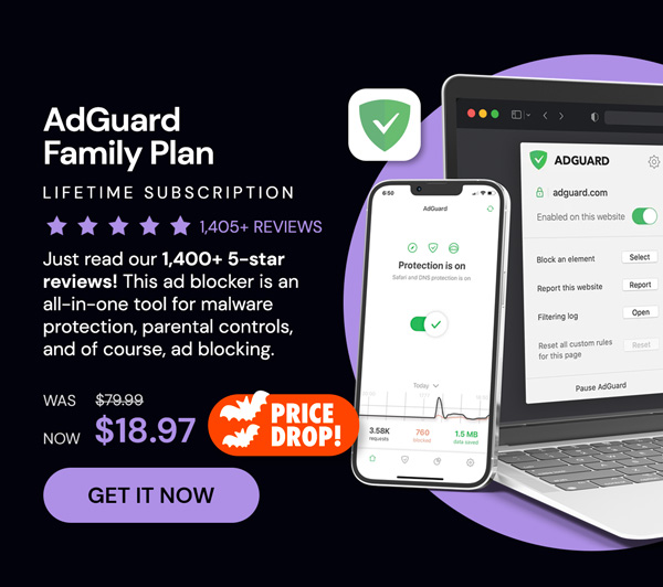 AdGuard Family Plan: Lifetime Subscription