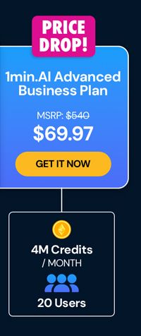 1minAI Advanced Business Plan Lifetime Subscription