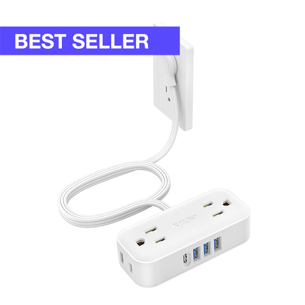 5' Travel Power Strip 5'