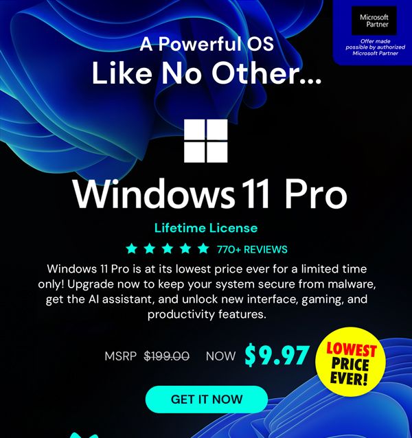 Microsoft Windows 11 Pro | Lifetime License