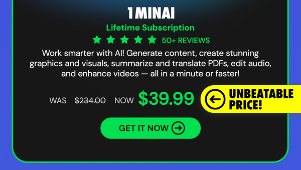 1minAI: Lifetime Subscription