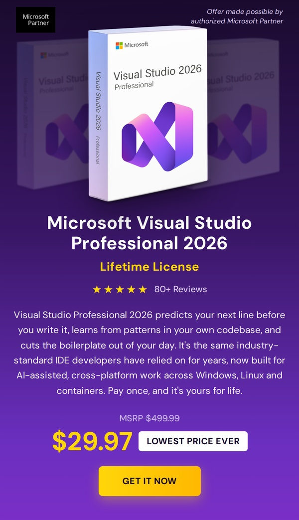 Microsoft Visual Studio Professional 2026