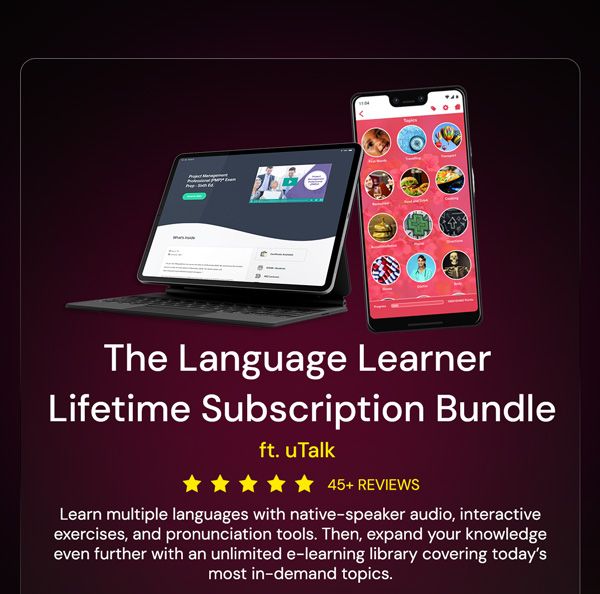 The Language Learner Lifetime Subscription Bundle ft. uTalk