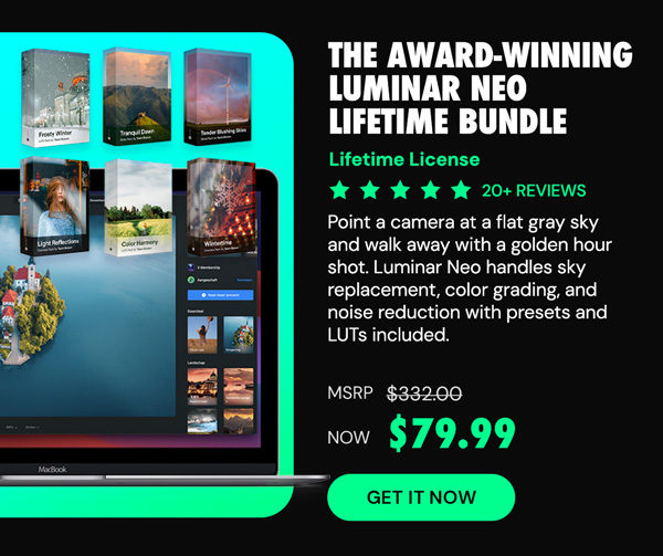 The Award-Winning Luminar Neo Lifetime Bundle (Refresh)