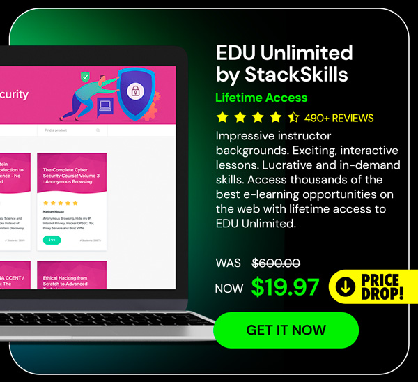 EDU Unlimited by StackSkills: Lifetime Access