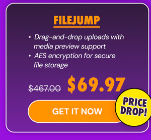 FileJump 2TB Cloud Storage: Lifetime Subscription