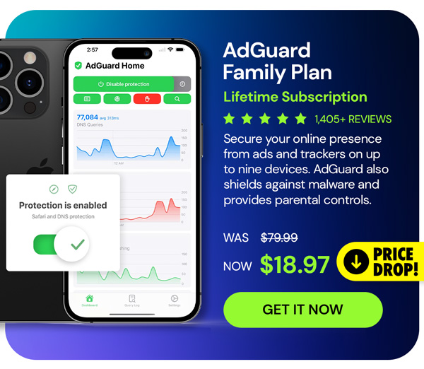 AdGuard Family Plan: Lifetime Subscription