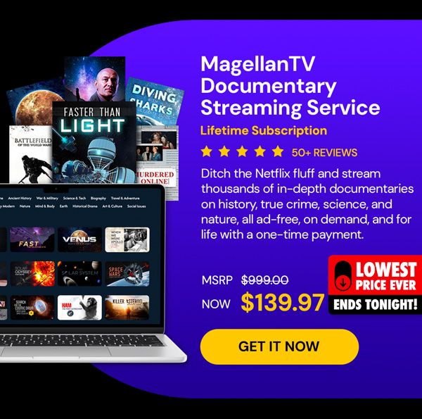 MagellanTV Documentary Streaming Service: Lifetime Subscription