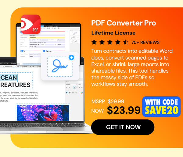 PDF Converter Pro: Lifetime License