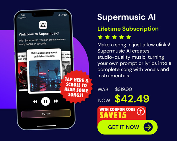 Supermusic AI: Lifetime Subscription