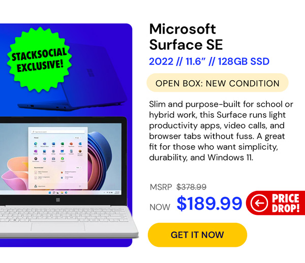 Microsoft Surface SE 11.6