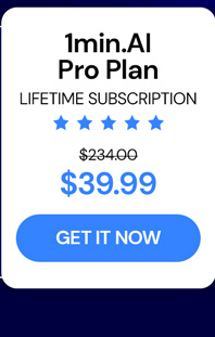 1minAI: Lifetime Subscription