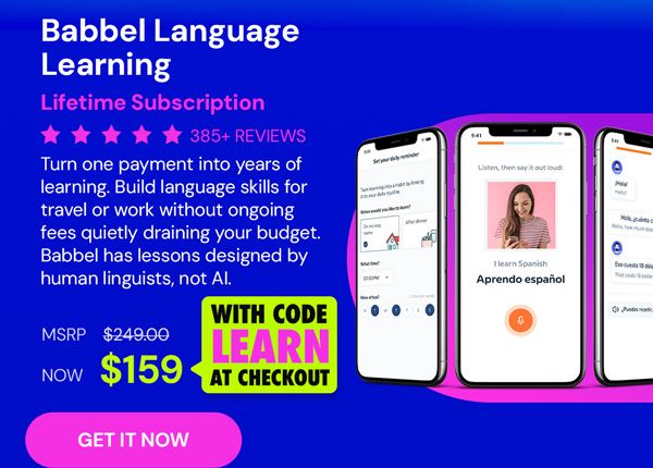 Babbel Language Learning: Lifetime Subscription (All Languages)