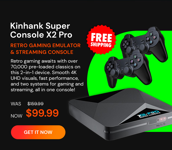 Kinhank Super Console X2 Pro Retro Gaming Emulator & Streaming Console