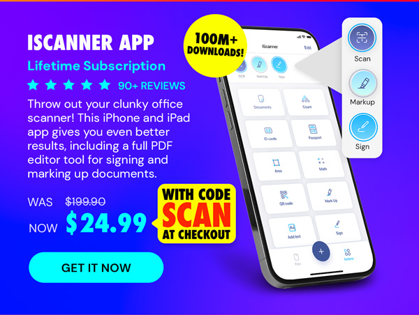 iScanner App: Lifetime Subscription