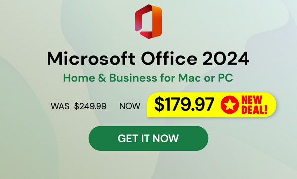 Microsoft Office 2024 Home & Business for Mac or PC